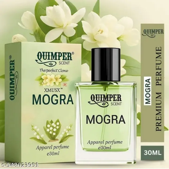 Quimper Mogra 30ml Spray Perfume for Men & Women Long Lasting Strong Smelling Scent